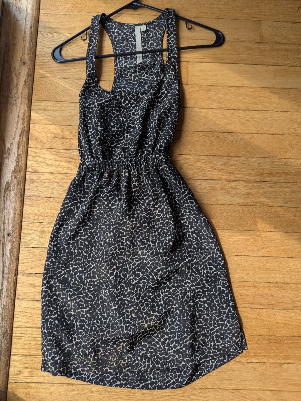 Reformed cutout back patterned dress